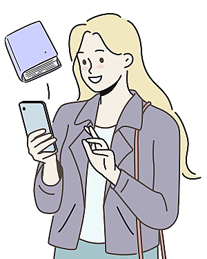 Poster of a woman reading