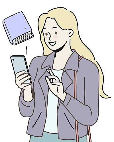 Image of a woman giving a gift