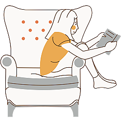 Poster of a woman reading